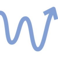 Wavy arrow shape